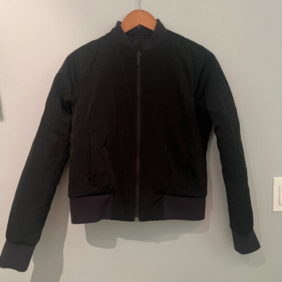 Lululemon Non Stop Bomber Reversible Black Size 6 - Picture 1 of 6